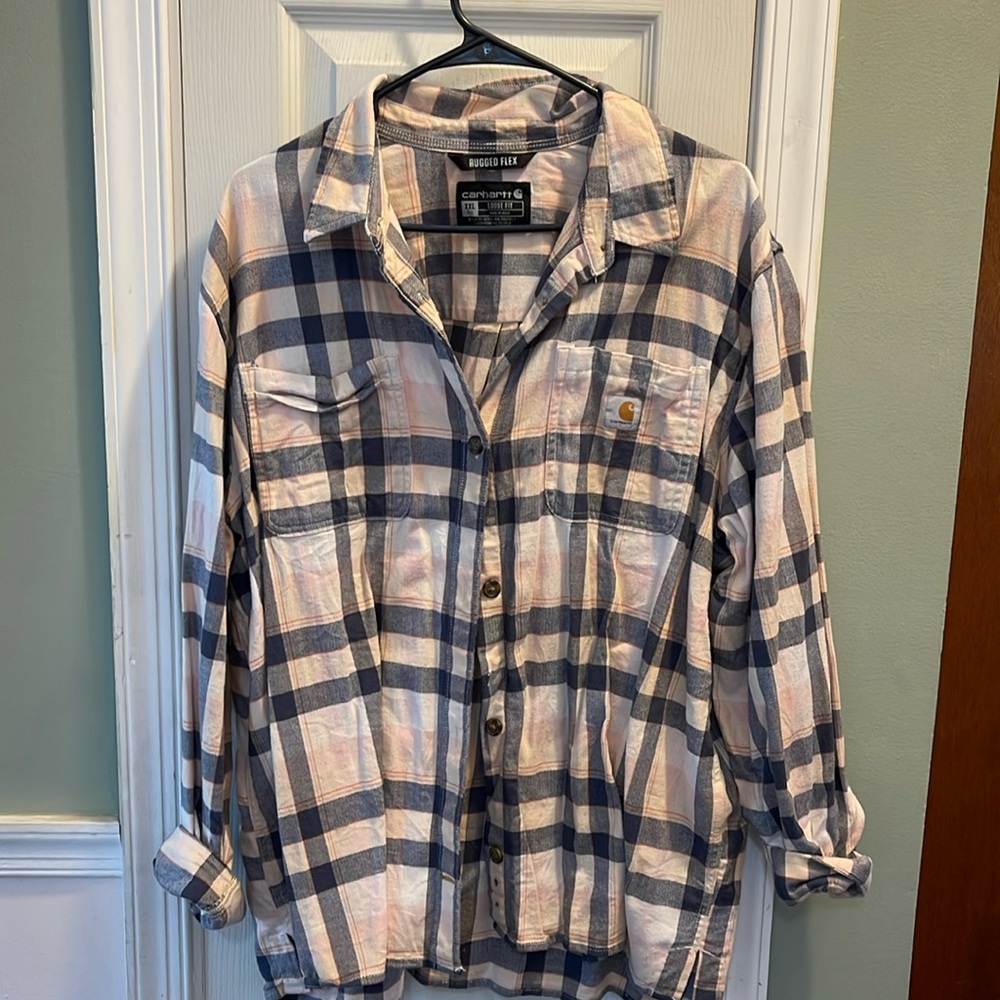 Carhartt flannel loose fit - size XXL